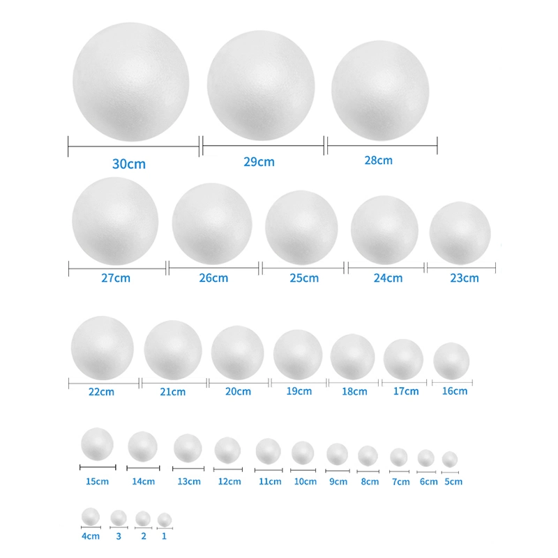 As embarcações de 1cm Bola de isopor DIY bolas de espuma para decoração de casamento festa de fim de ornamento de Natal