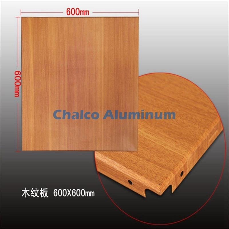 Holzmaserung Aluminium Clip in Decke