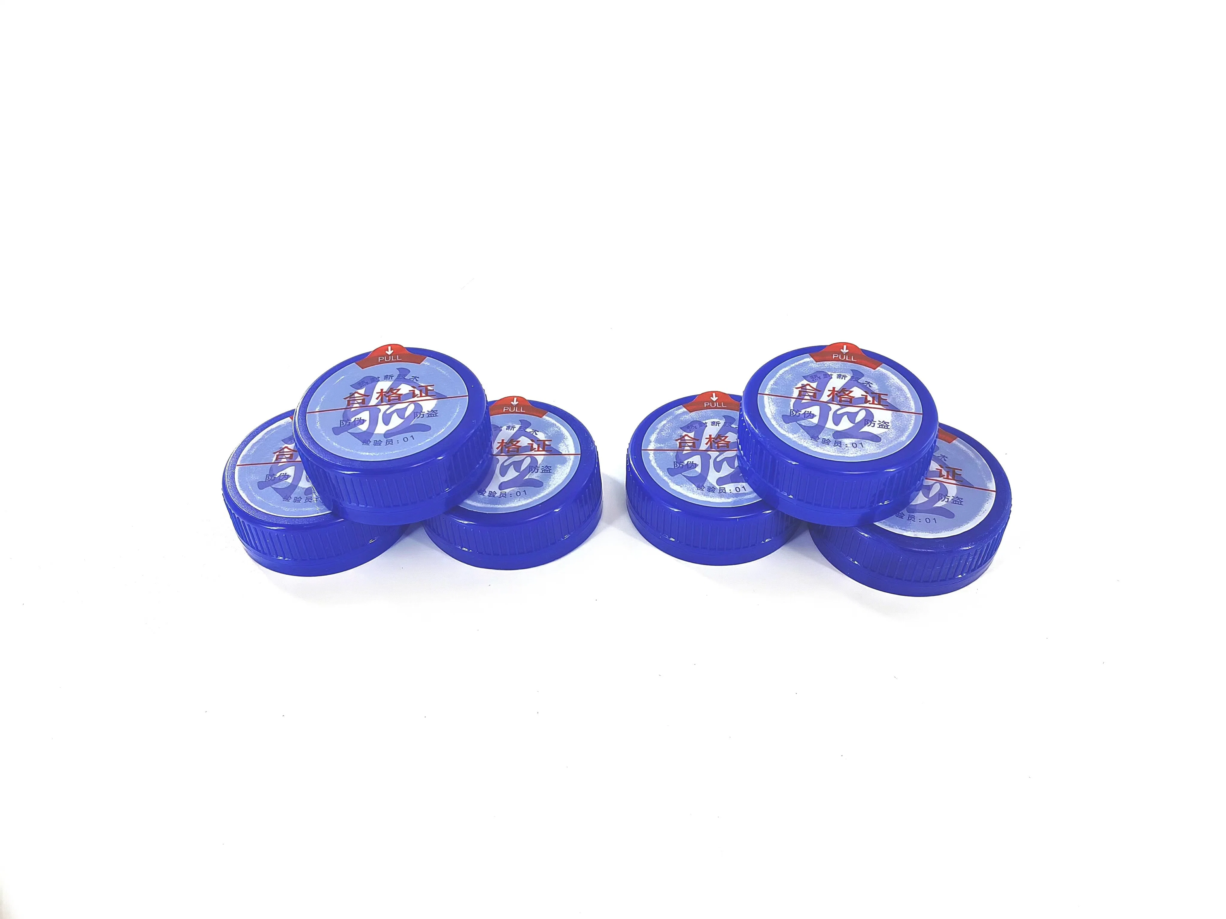 High Quality 55mm Disposable Bottled Water Bottle Cap Blue Customizable