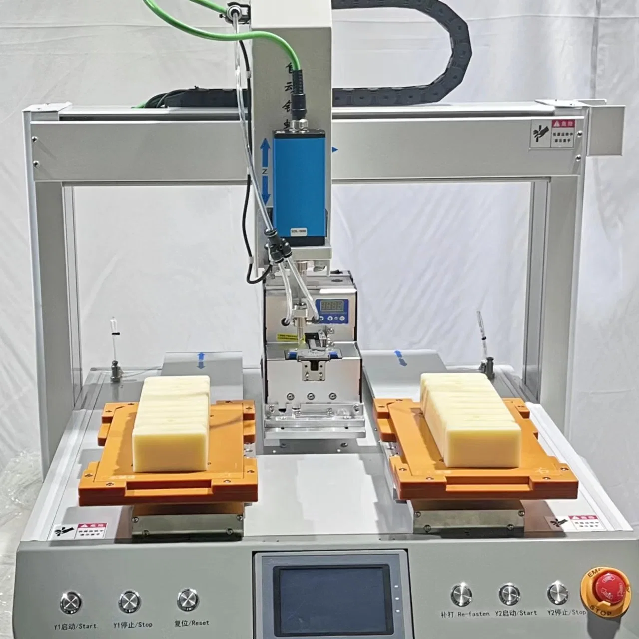 Ra Electric Straffmesser Mit Einem Kopf Zwei Plattformen/Roboterarm-Brillen Automatische Schraubfestziehmaschine