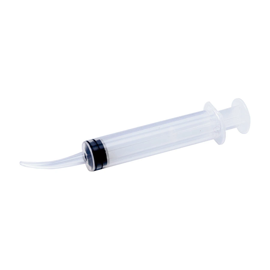 3ml 5ml 10ml 12ml Disposable Plastic Oral Irrigating Syringes with Curved Tip