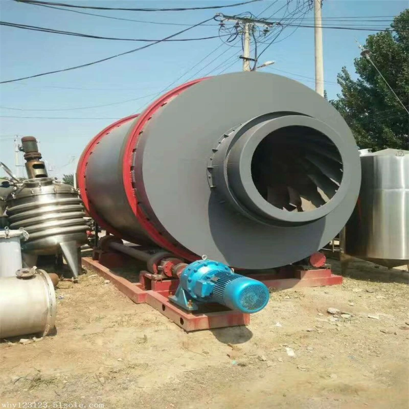 Sale of Second-Hand Quartz Sand Saw Dust Drum Dryer