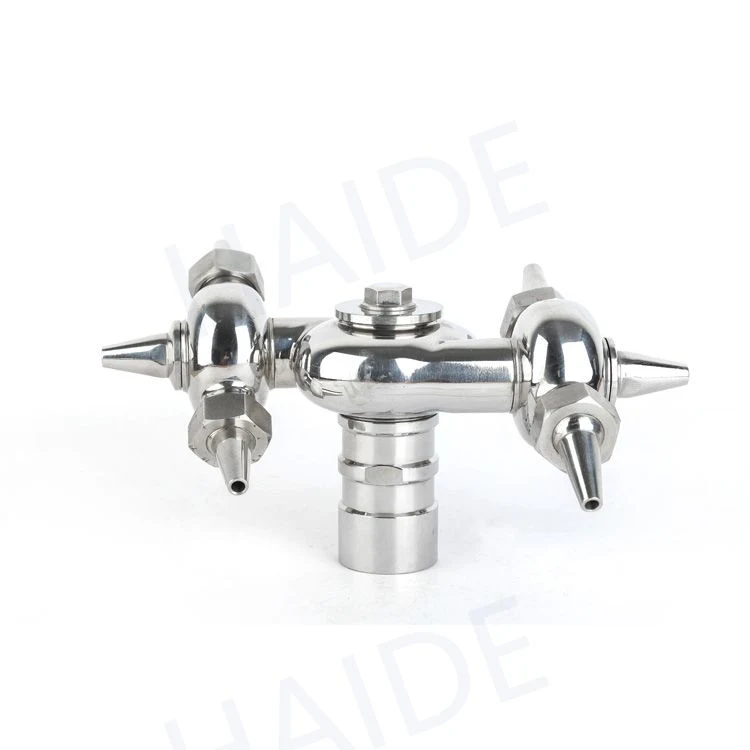 Stainless Steel Thread Rotary Clean Ball SMS Standard Sanitary Hygiene (HD-BVS004)