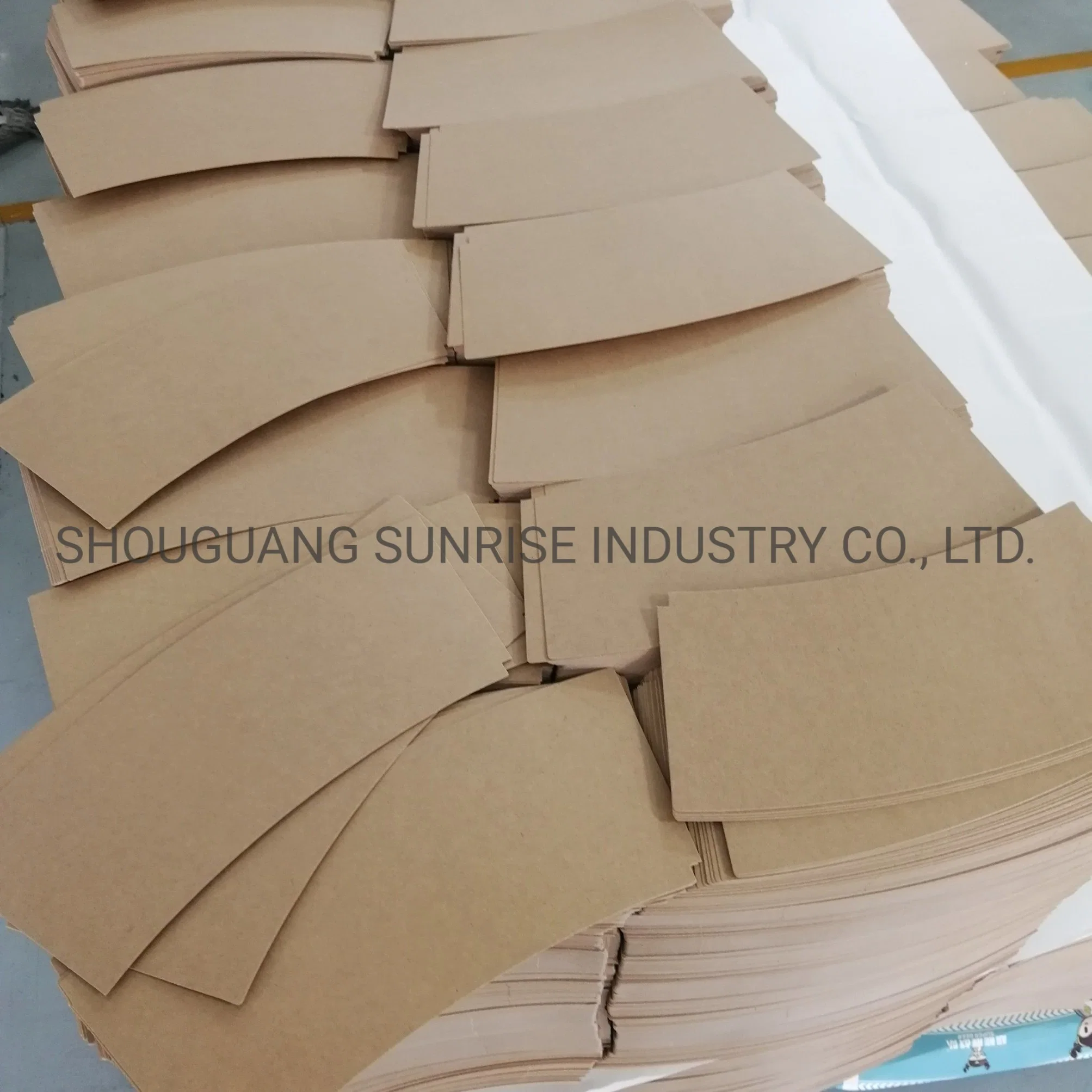 250/300g Kraft PE Coated Cup Paper for Salad Box Paper Cup and Soup Bowl