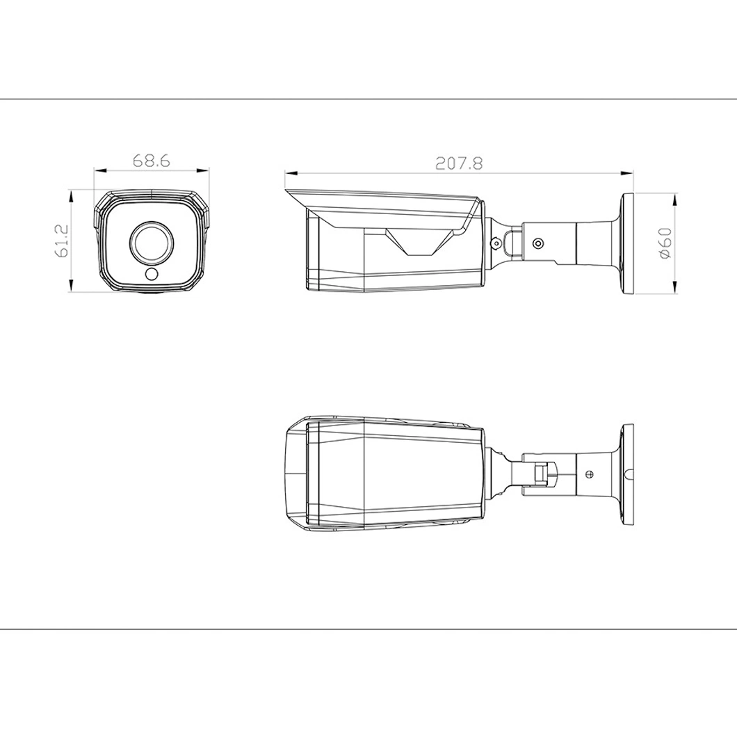 Hicotek 6MP 4K 8MP Sicherheit im Außenbereich IP CCTV Netzwerk Poe Kamera mit Human Smart Motion Detection Audio Hikvision Protocol