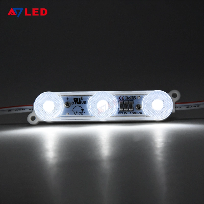 175 Deg DC 12V Daylight White 1.08W Injection LED Module Backlight 2835 SMD Decorative LED Module Light for Letter Sign Advertising with LED Driver