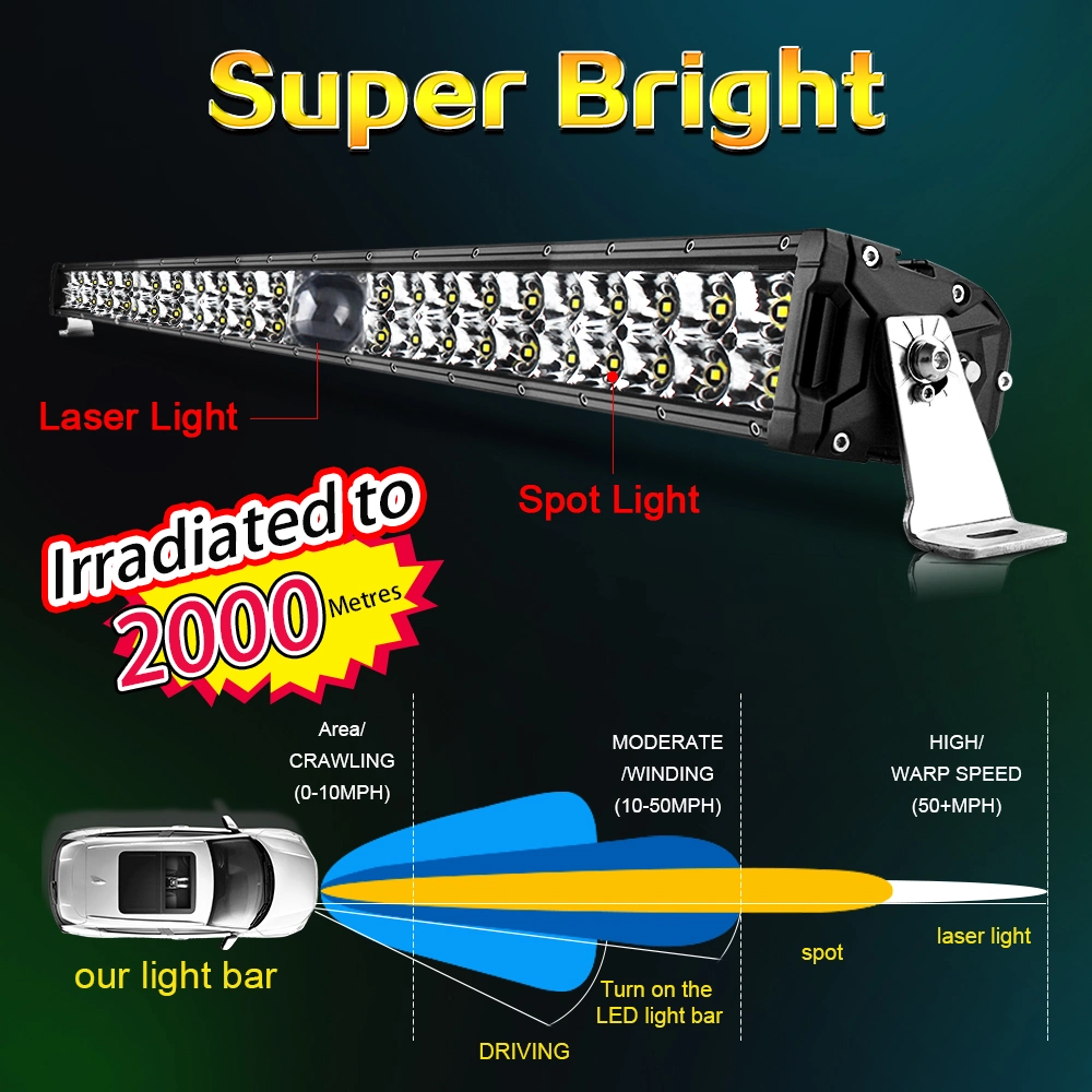 Auto Car Lase LED Bar 22 Inch Light 1900m Barra LED Truck off Road 4X4 Laser LED Light Bar