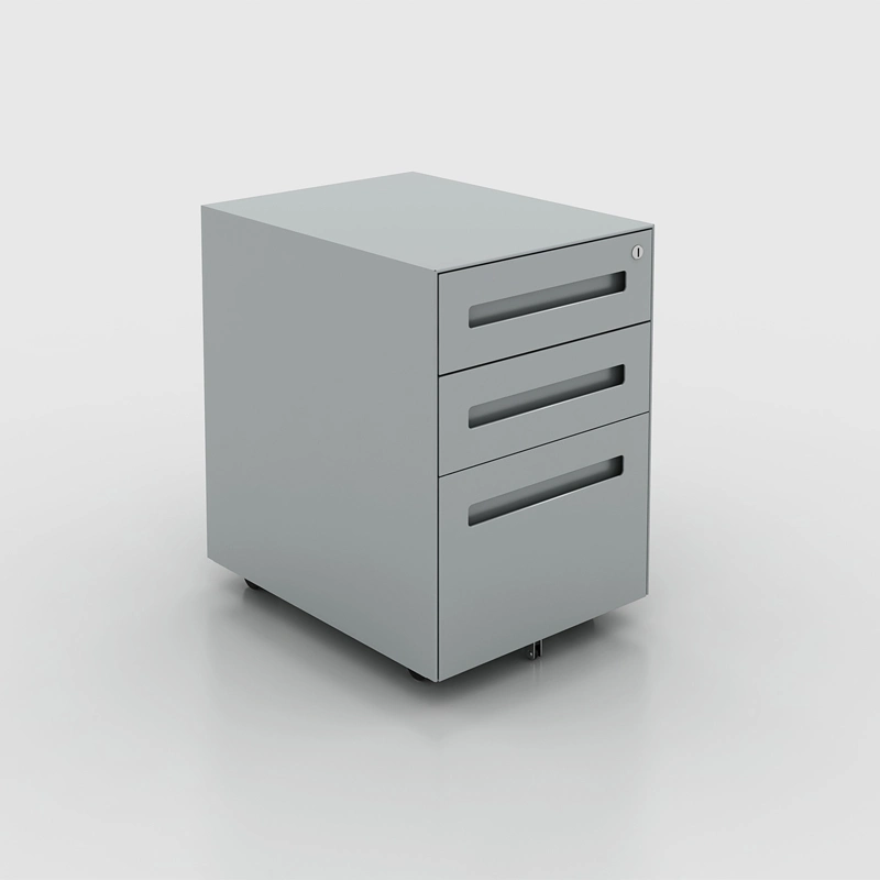 Hot Selling Mobile White 3 Drawer File Cabinet Metal Modern Filing Cabinet