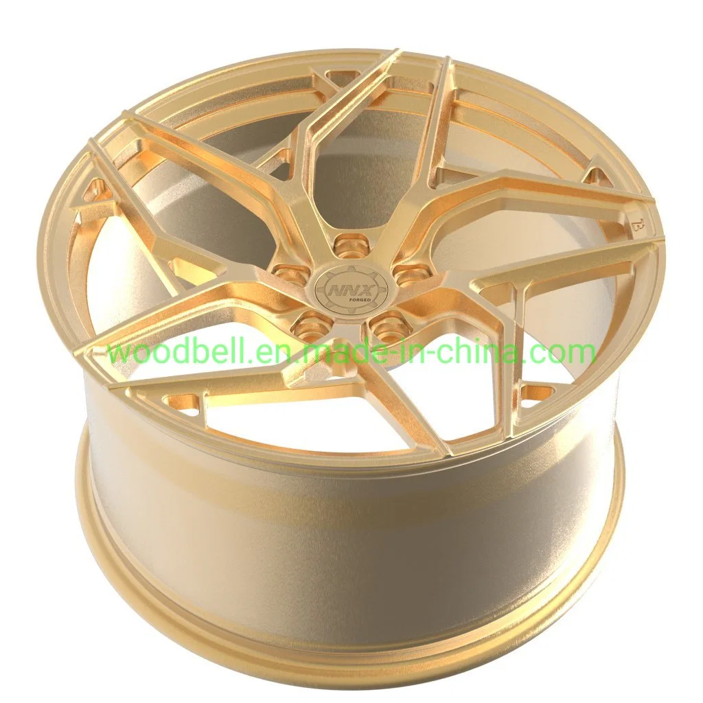 Deep Concave 18 20 21 22 24 26inch Chrome/Gold Wire Wheels White Brushed Special Powder Coat Alloy Wheels Car 112X5 Forged Alloy Car Wheel Auto Rim