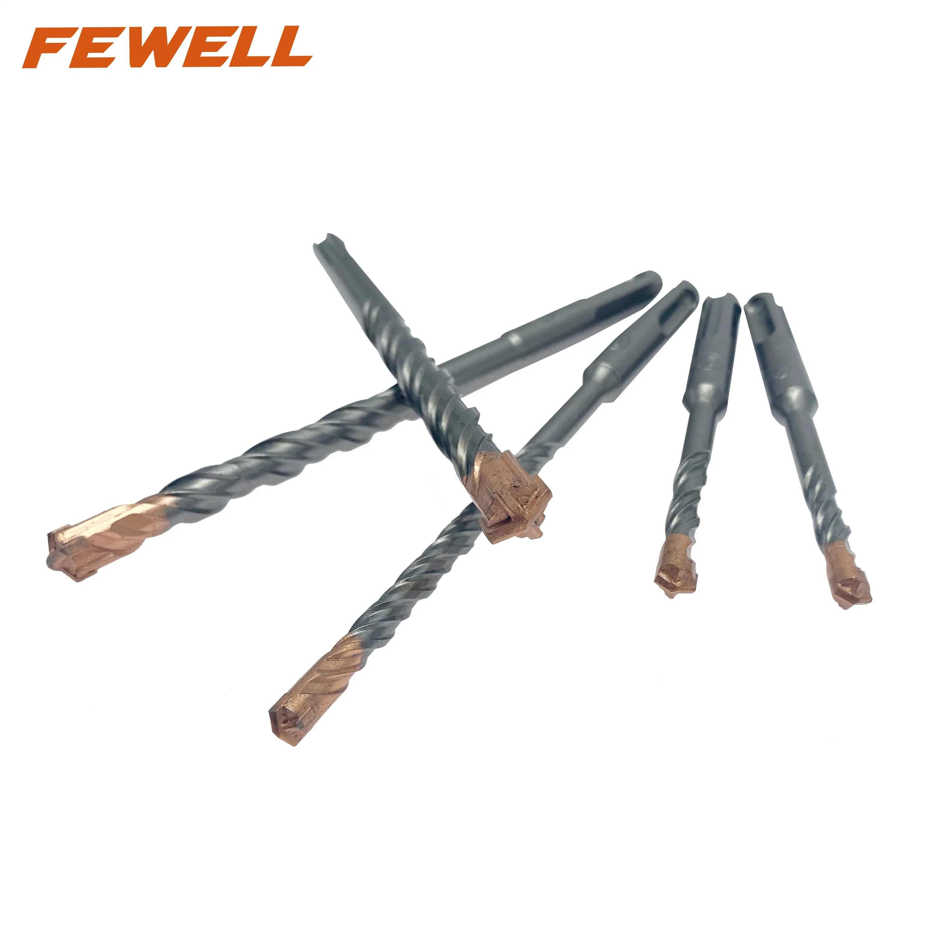 Premium Grade 5PCS SDS Plus Cross Tip 6X110mm 6.5X110mm 6.5X160mm 10X160mm 12X160mm Electric Rotary Hammer Drill Bits Set for Concrete Granite