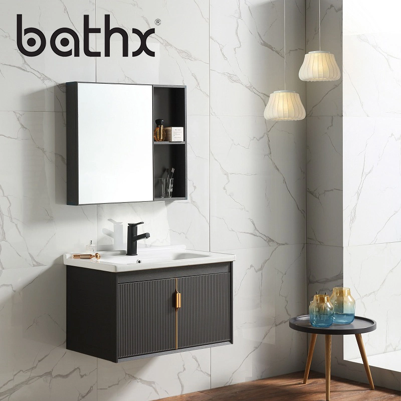 Moderner Stil Garantiert Qualität Raum Speichern Möbel Fancy Wand-Badezimmer Mit Waschbecken Waschbecken Waschbecken Waschbecken Farbschrank