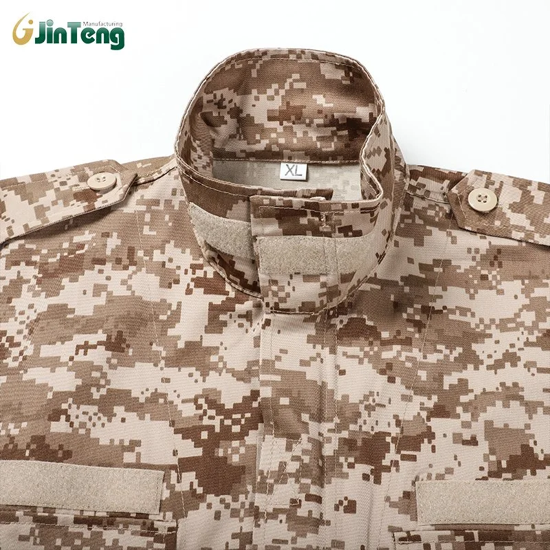 Military Style Uniform Camouflage Bdu Cloth Twill Jungle Outdoor Sports Uniform Suit Sets