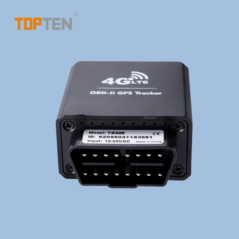 4G OBDII GPS Vehicles Tracker APP/Web alarma de sobrevelocidad de seguimiento en línea GPS PARA CAMIONES (TK428-DI)