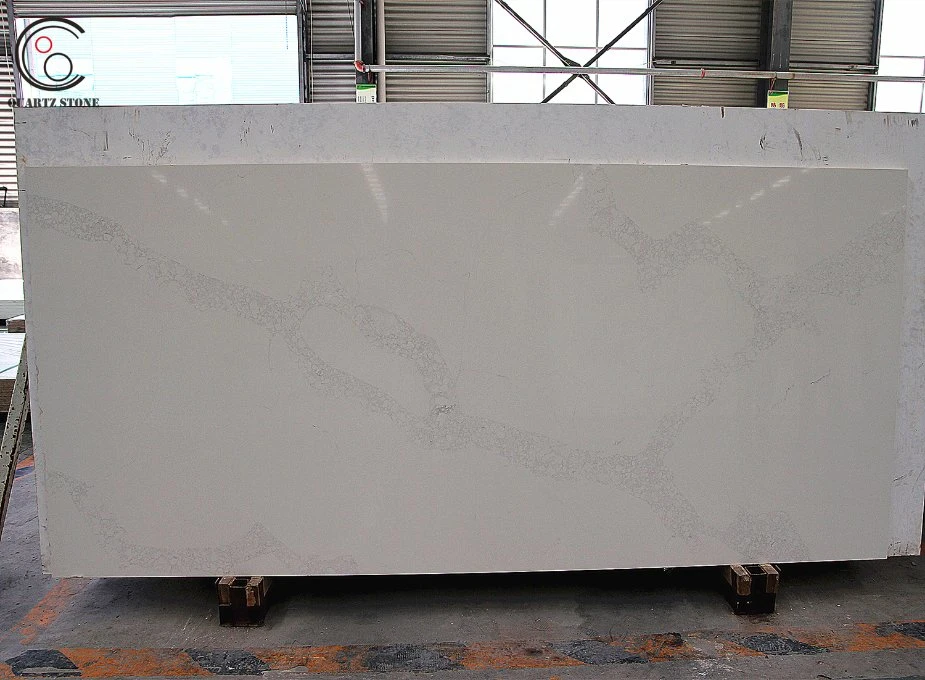 Ice White Galaxy Quartz Slab Countertop