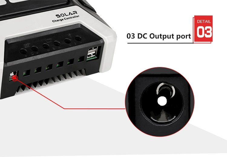 12V 24V 48V el controlador Solar MPPT Controlador de carga rápida