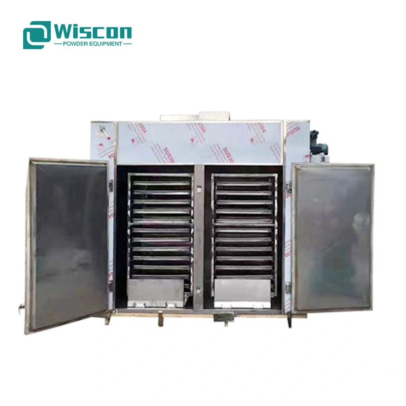 Precio de fábrica China Horno de secado de bandejas de circulación de aire caliente forzado eléctrico pesado para deshidratador de alimentos, vegetales, mariscos, pescado y hierbas de plantas.