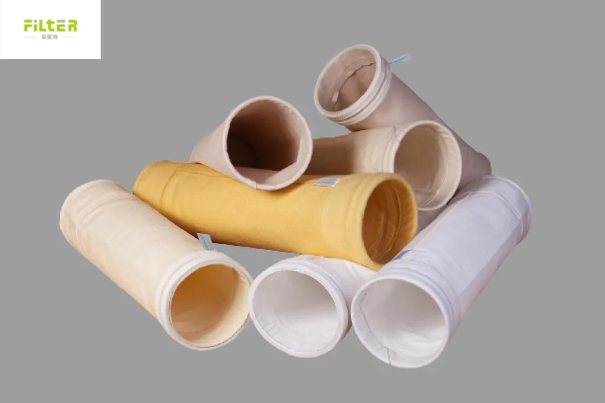 Custom Round or Flat Filter Bags with PPS, P84, and Fiberglass Materials