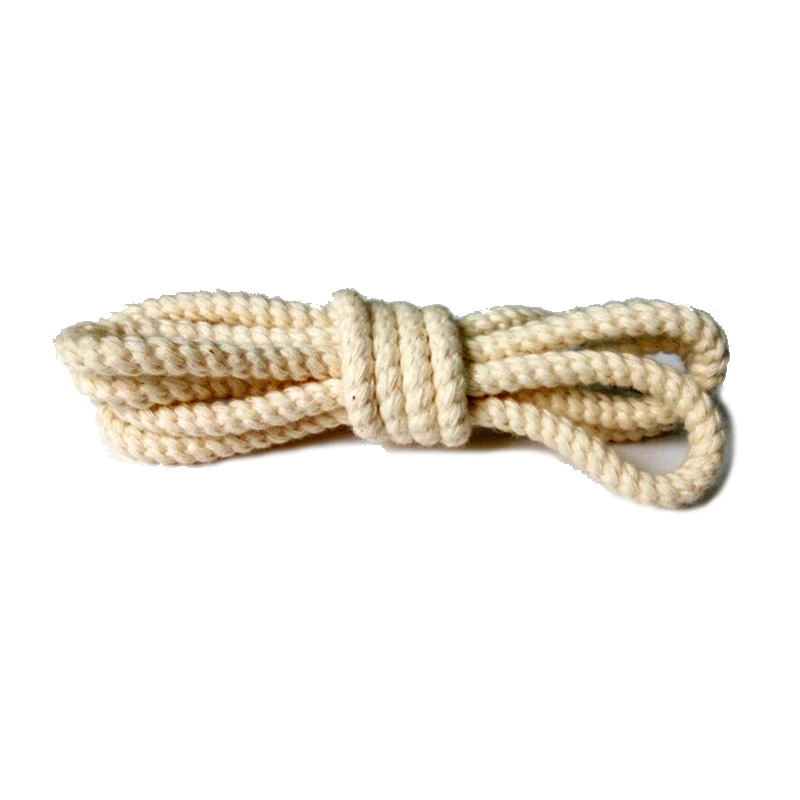 Custom Cotton Round Drawcord Thick Twisted Rope Shoelaces Shoe Lace String