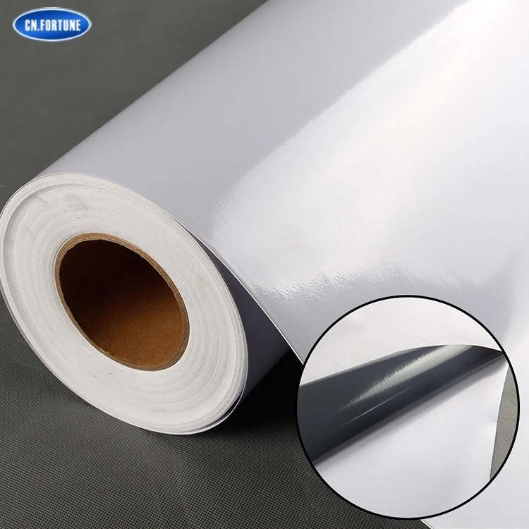 Pegamento adhesivo satinado pegatinas disolvente Adheasive Roll rollos impermeable de PVC Impresión Digital poliméricos vinilos autoadhesivos