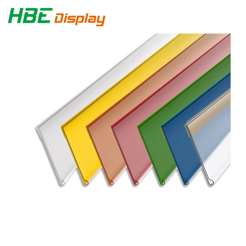 Transparent Cheap PVC Price Label Tag for Hooks and Shelves