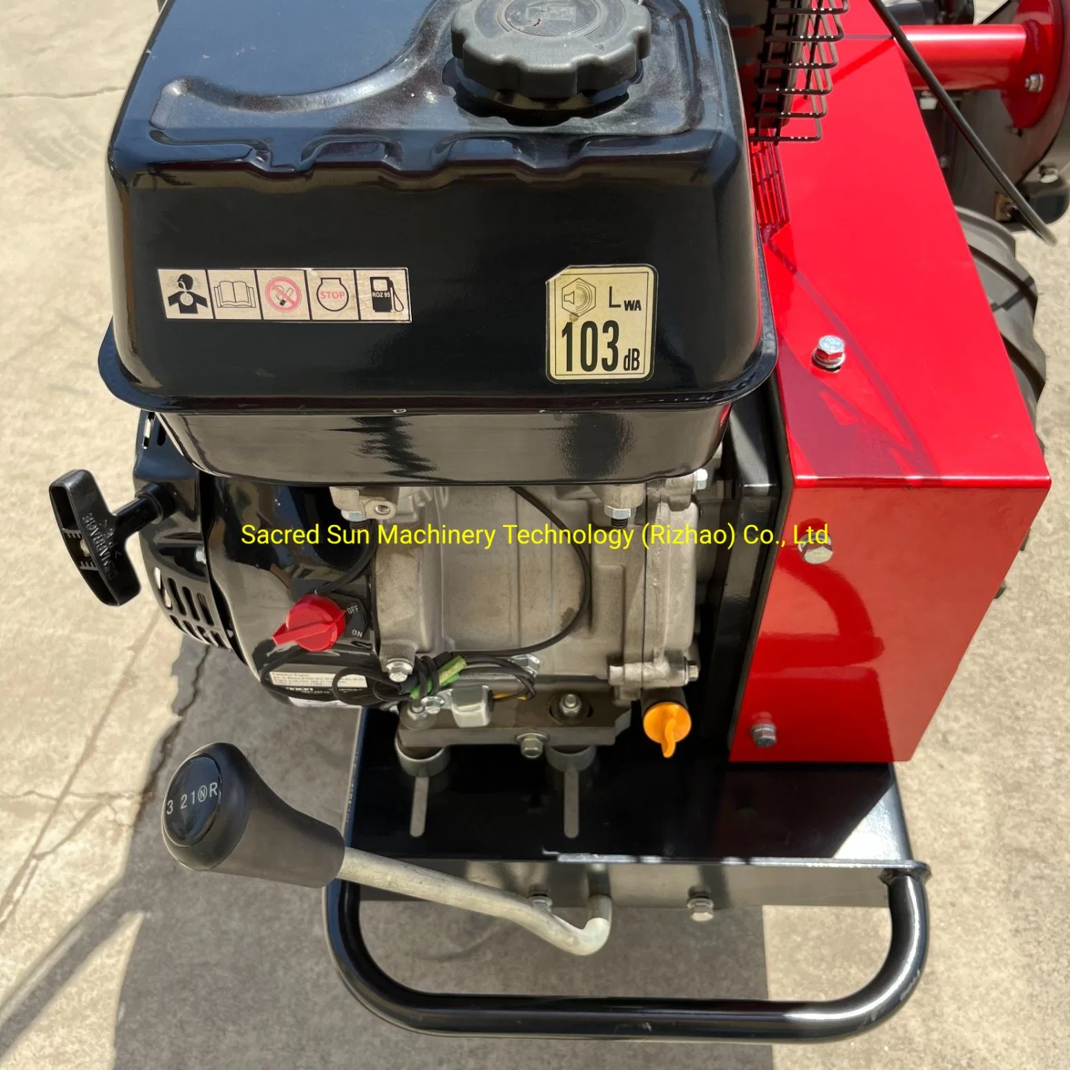 Self-Propelled Flail Lawn Mower Cutter 8HP 13HP Gasoline Engine