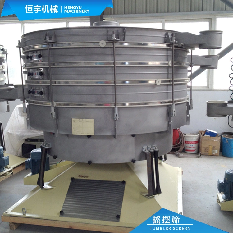 Chemical Powder Rotary Sieve Layers Tumbler Sieving Sifter Machine