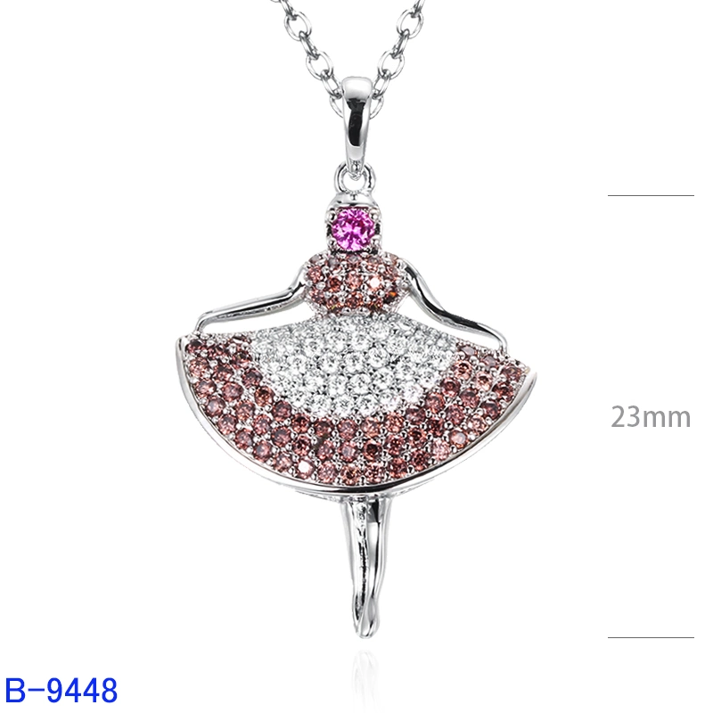 New Design 925 Sterling Silver Fashion Jewelry Cubic Zirconia Tortoise Pendant for Women