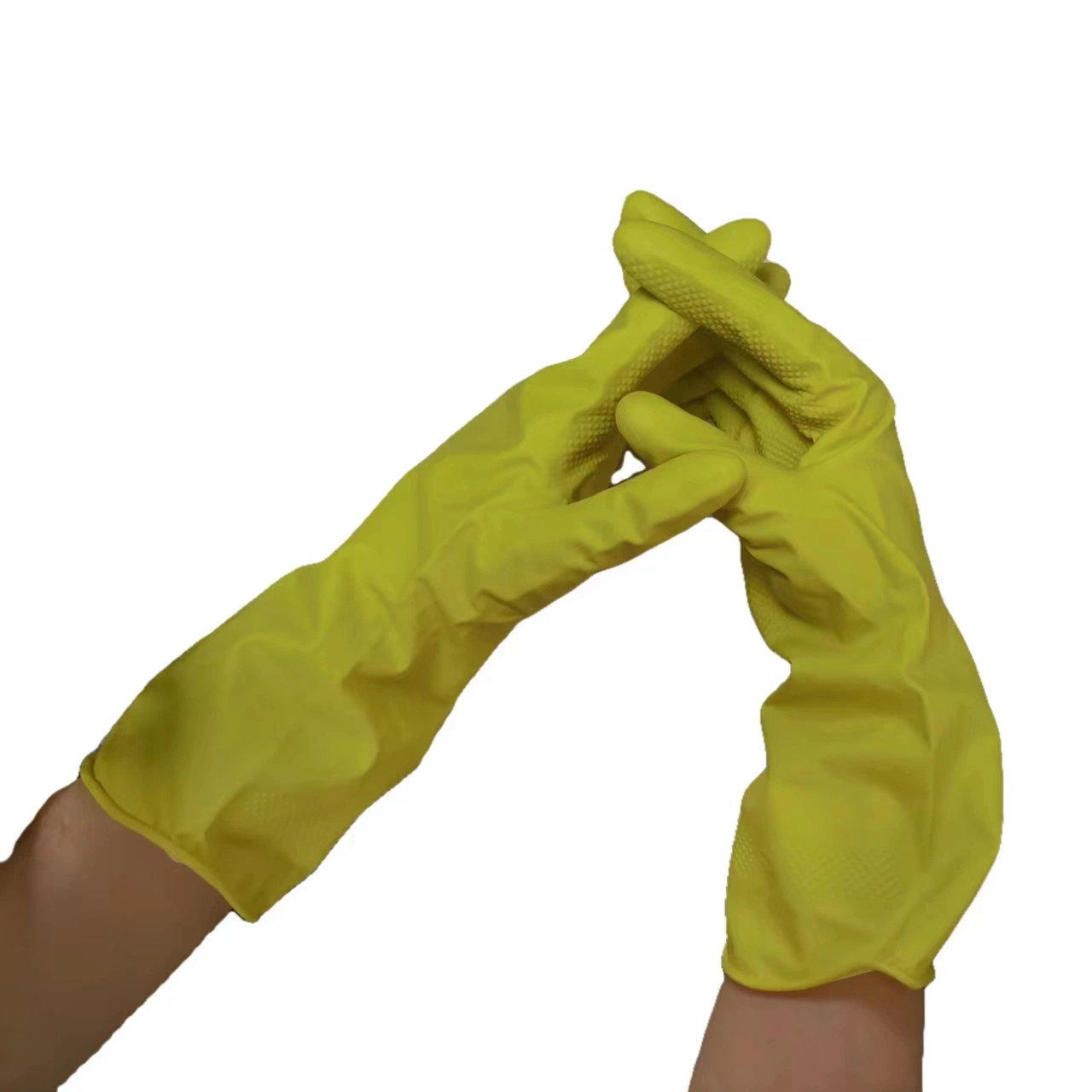 Washing Dishes Washing Clothes Cleaning Waterproof Plus Thickness Rubber Leather Gloves