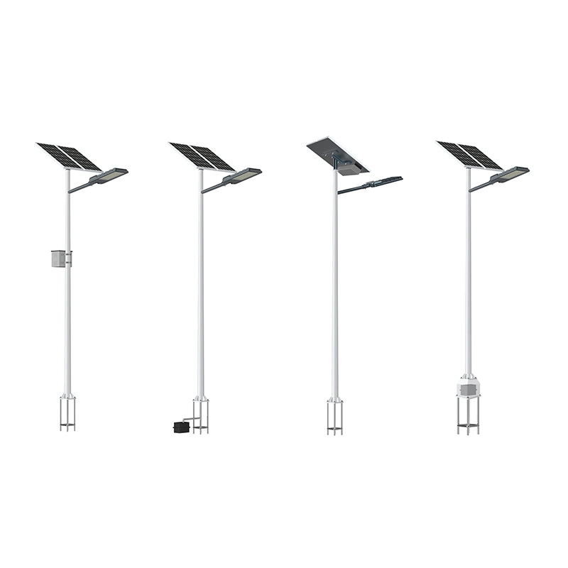 DC-Leistung lange Arbeitszeit Wasserdicht Outdoor 9m Pole 70W Split Solar Road Lampe zum Verkauf