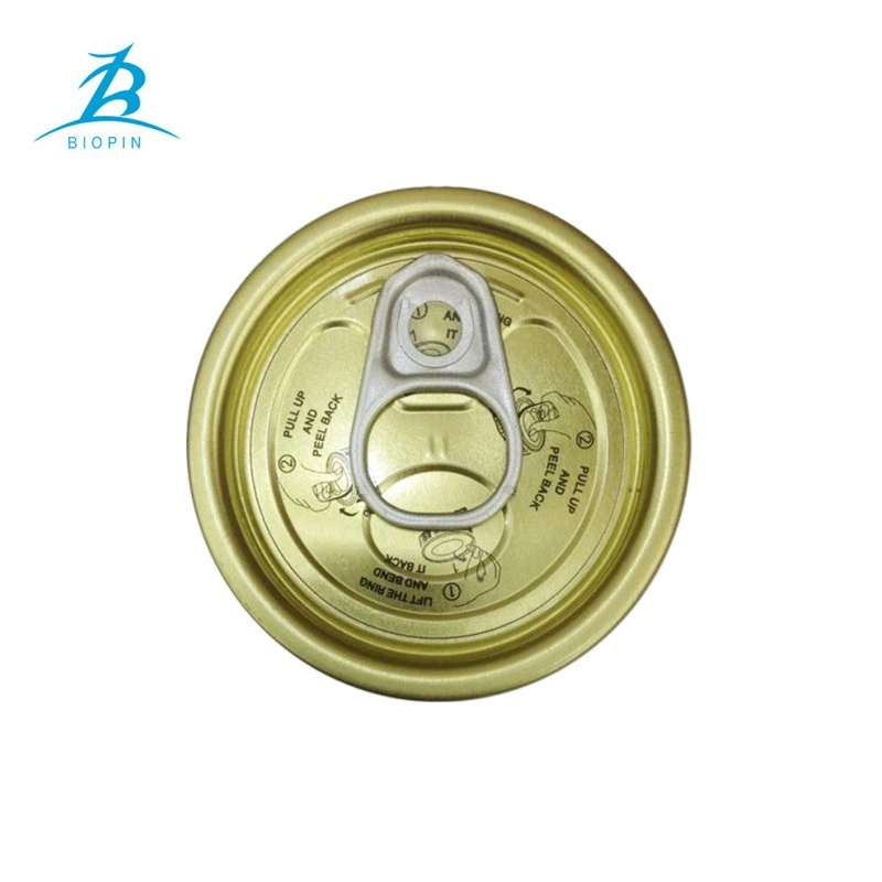 Tinplate Easy Open Lid Tin Can Cover for Sealing Canned Tuna