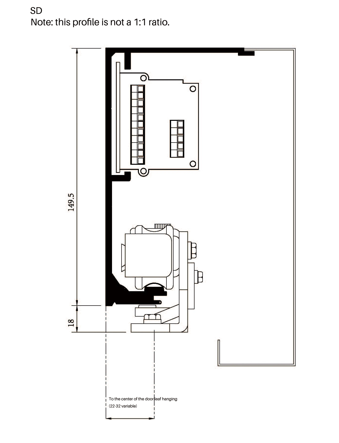 Stable Quality for 21year Manufacturer Automatic Aluminum Alloy Glass Door Motor System