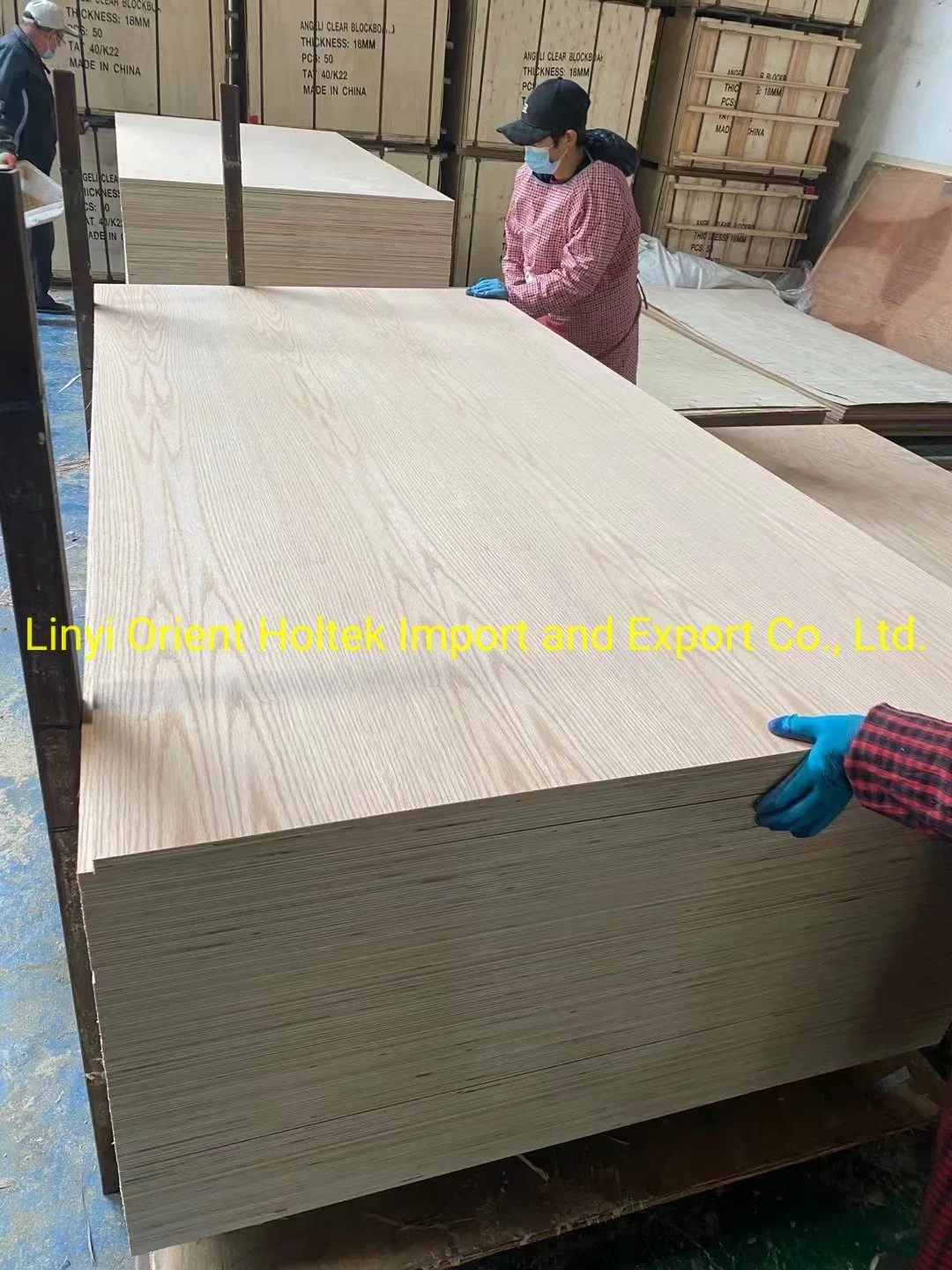 3.2mm Nature Wood Veneer Plywood Bintangor Okume Plywood Varnish for Furniture