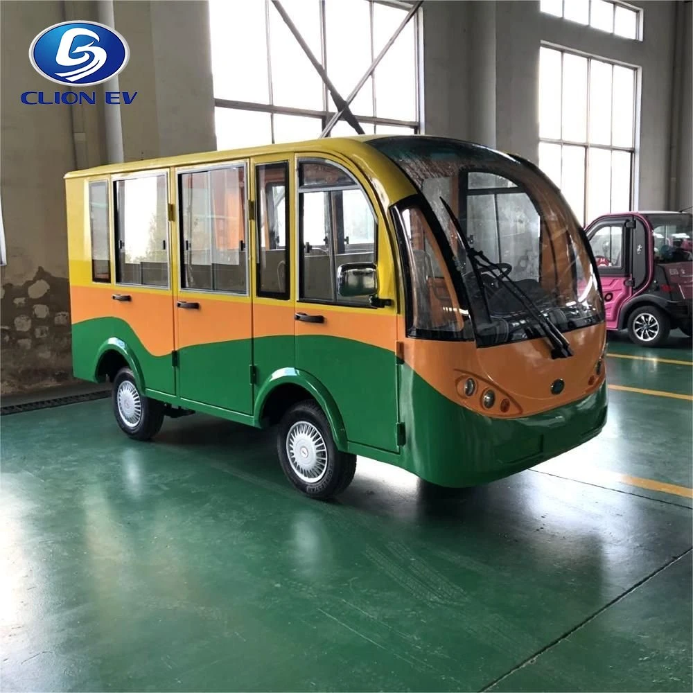 Cool Wind Summer Tourist Vehicle Electric Sightseeing Minibus for Resort/Scenic Spot