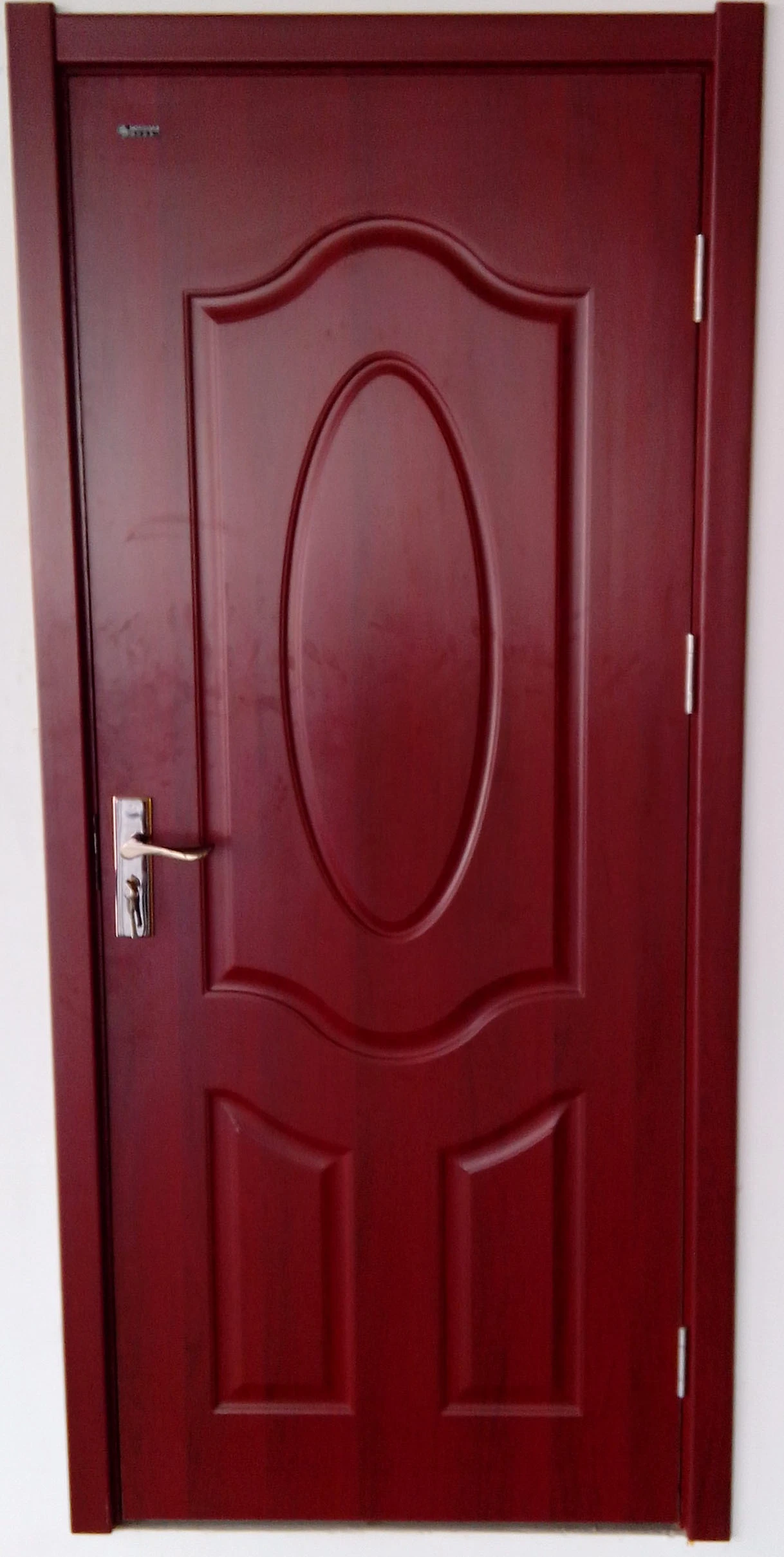 Panels Moulded Wooden Interior Doors White Color HDF Door Skin