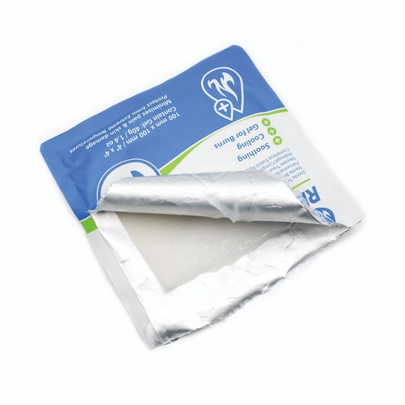 Coffre-fort refroidissement Non-Adhesive Hydrocolloid pansement stérile graver Gel pour les brûlures ou d'échaudures