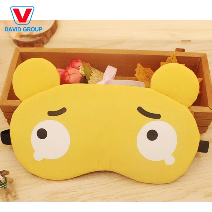 Promotional Products Sleep Eye Mask with Cartoon Pattern with Customized Logo