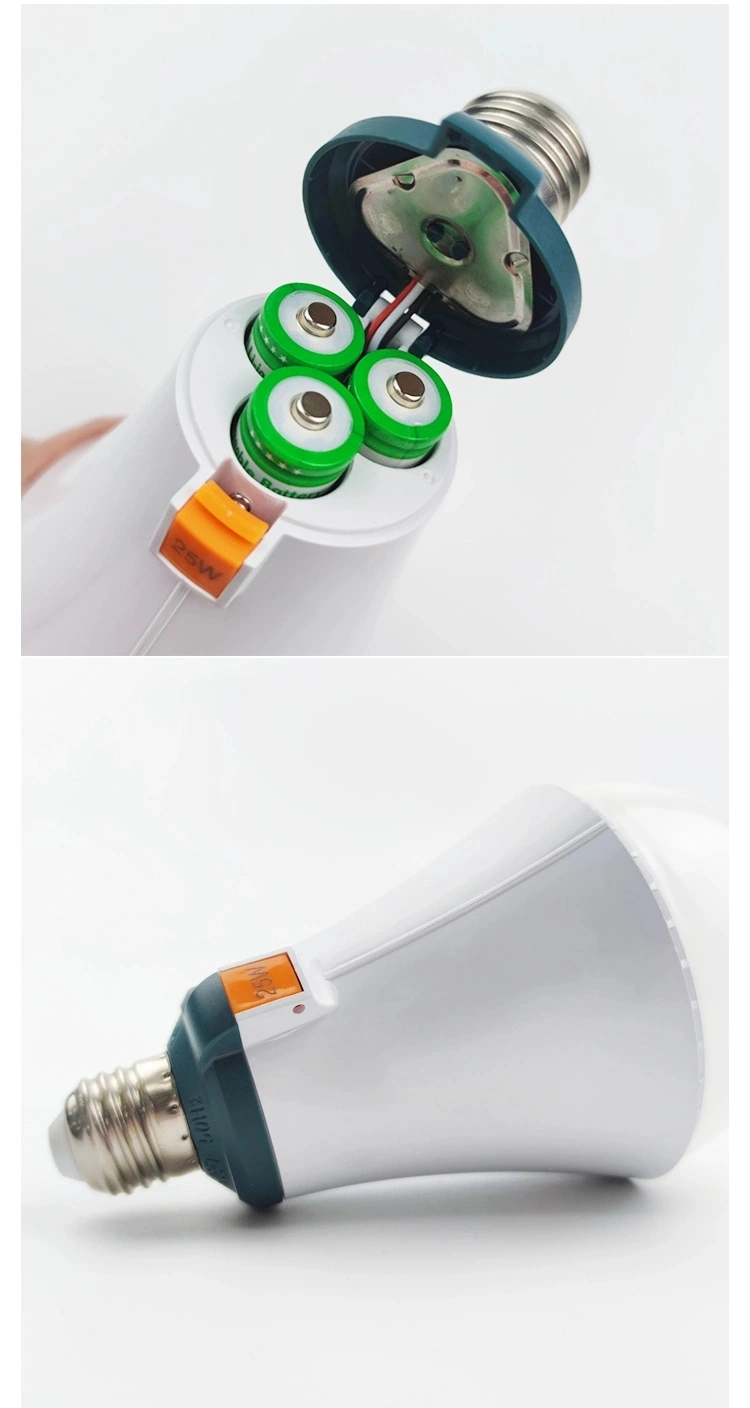 LED Emergency Bulb Lamp Rechargeable 3600mA Battery Longer Emergency Time 6h for Home Lighting