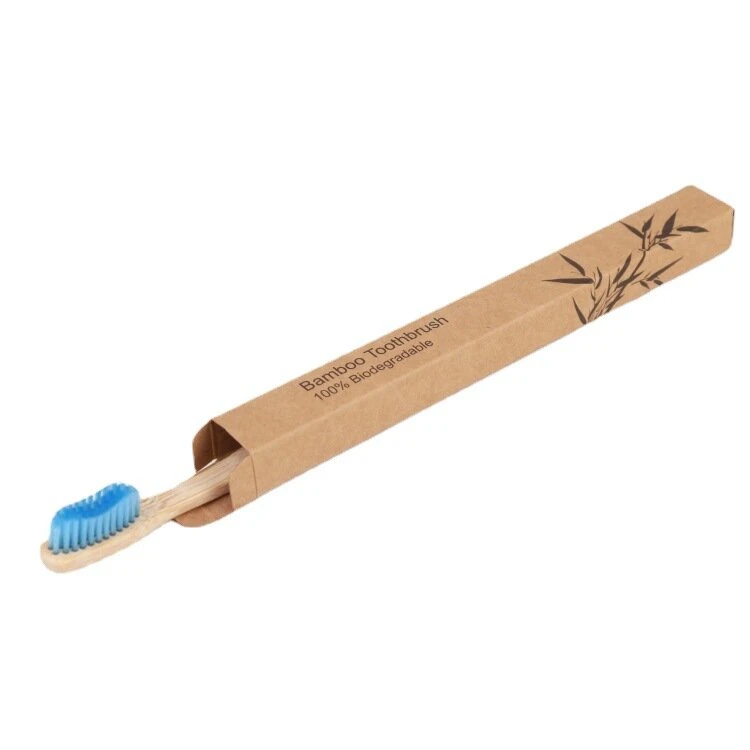 Multicolored Soft Bristles Custom Logo Eco Friendly New Personalized OEM Travel Hotel Bamboo Toothbrush 100% Biodegradable