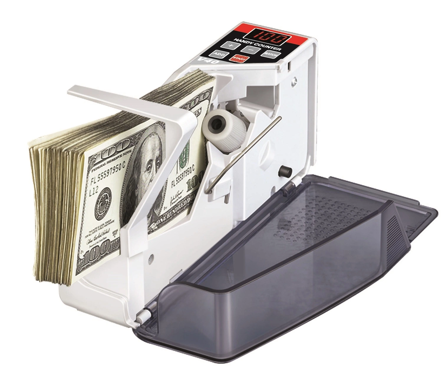 Portable Banknote Counter V40 Cash Counter Automatic Counting Machine