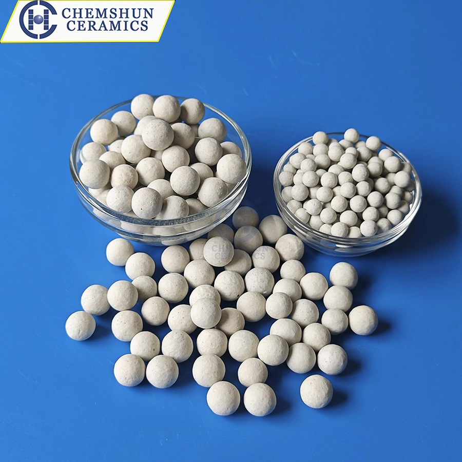 Customized Support Media Inert Ceramic Ball High Density Alumina Porcelain Ball