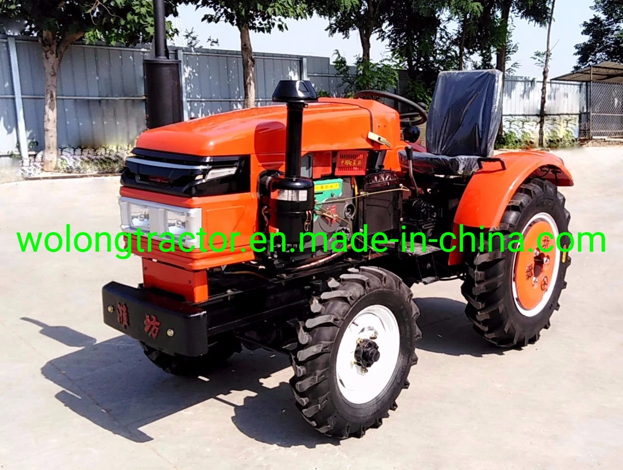 4WD Mini Tractor with 30HP Single Cylinder Engine 8+2 Gearbox