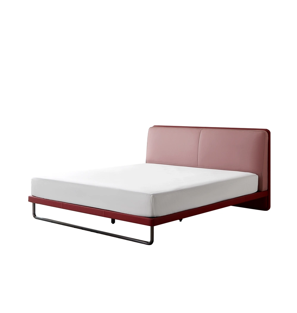 New Product Furniture Set Dormitory Hotel Leather Twin Bed