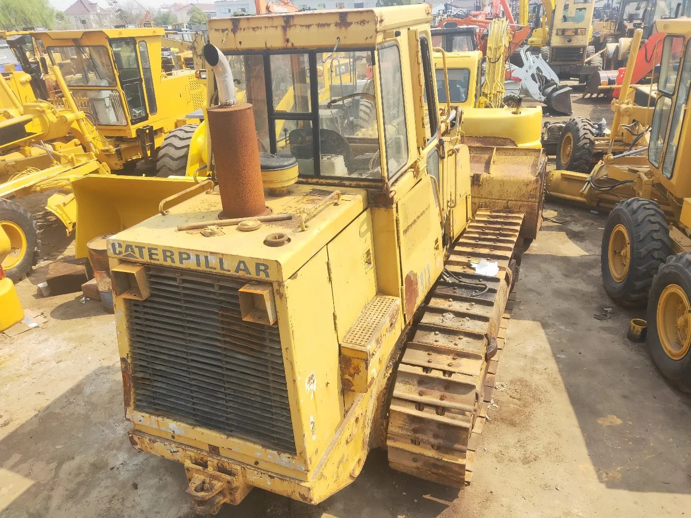 Used Caterpillar Hydraulic Wheel Loader 973D