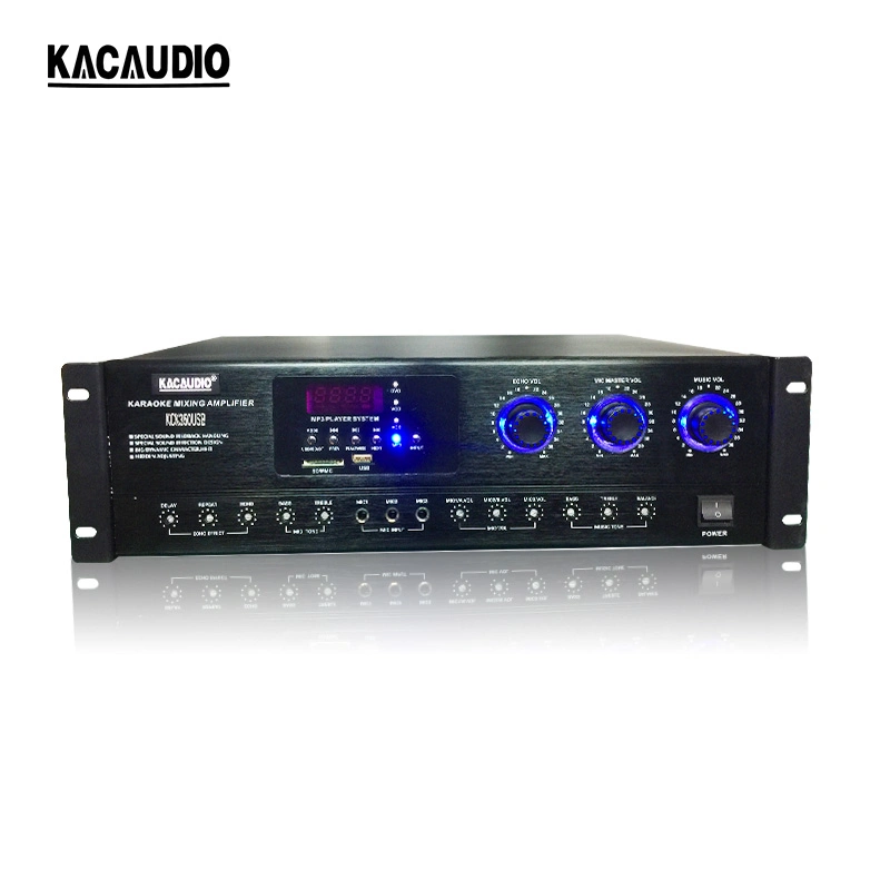 Professional Stereo Audio Okaraoke Karaoke Amplifier with Screen