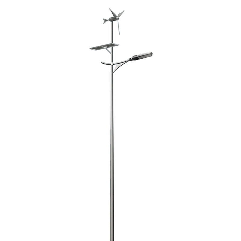 LED Wind Solar Hybrid Street Light 20W 30W 40W with Mono Poly Panel to Africa North America South America Southeast Asia Europe