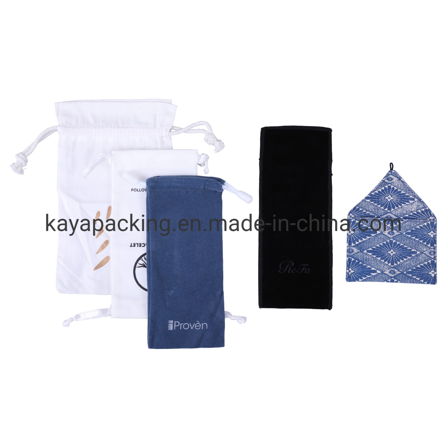 Bolsa de nylon poliéster bolsa cordón ajustable bolsa de embalaje tela regalo terciopelo Bolsa