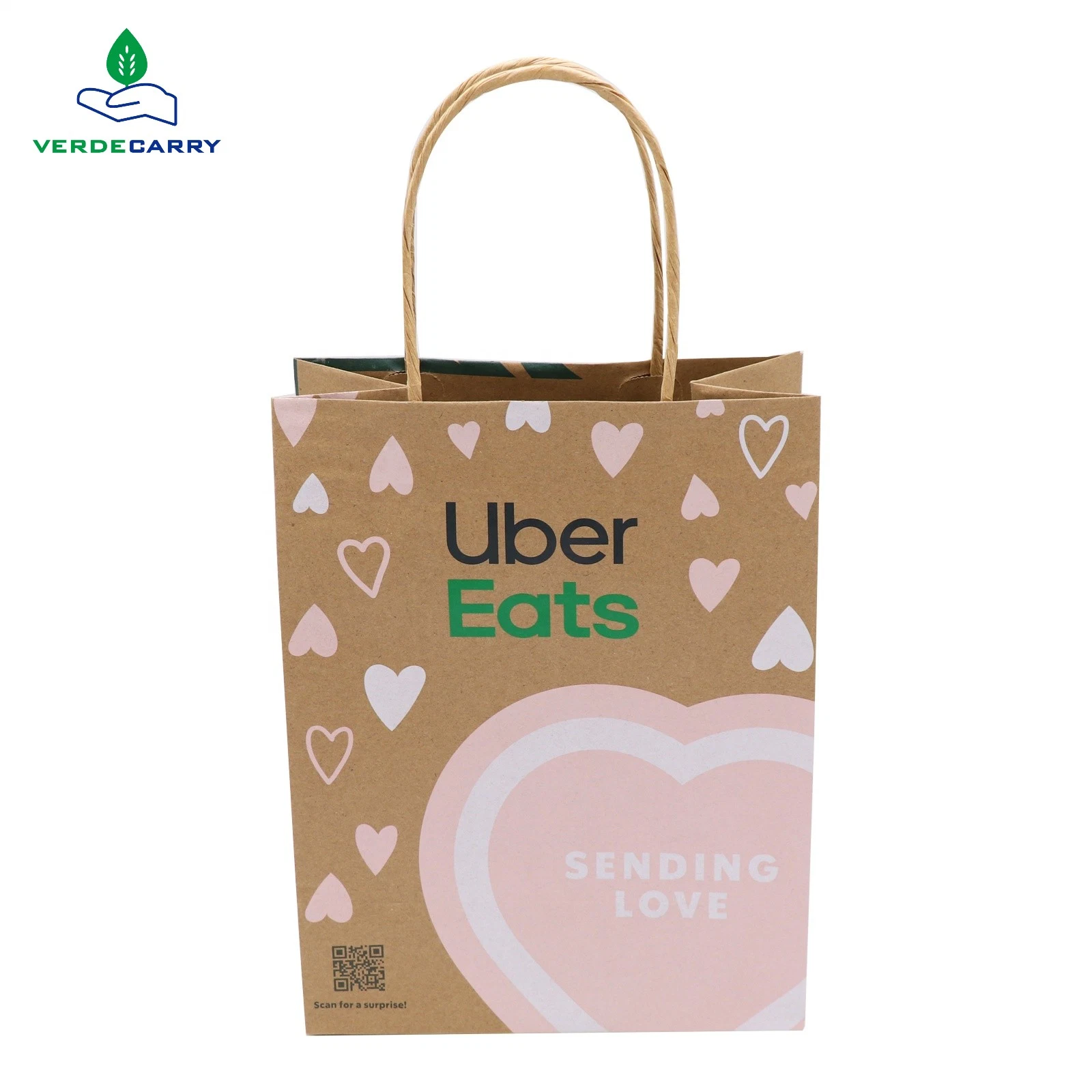 Factory Price Gift Carry Bag Custom Logo Printed Packaging Paper Bag with Twisted Handle Gift Shopping Bag