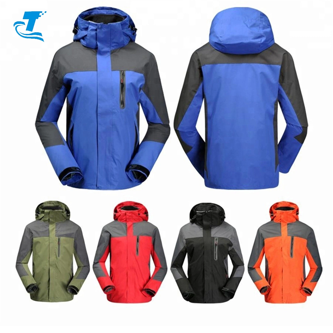 High Quality Men 3 In1 Jacket with Waterproof Windproof Outdoor Sportswear