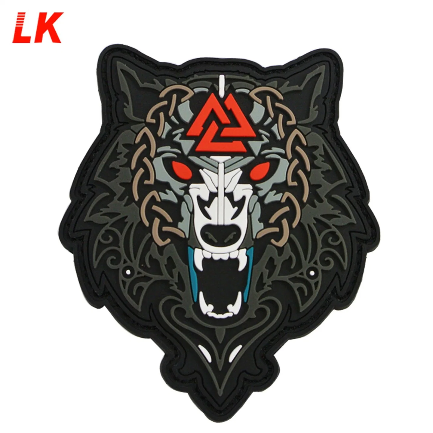 Fashion Clothes Custom PVC Rubber 3D Soft Rubber PVC Label Plastic Silicone Morale Patchpatches