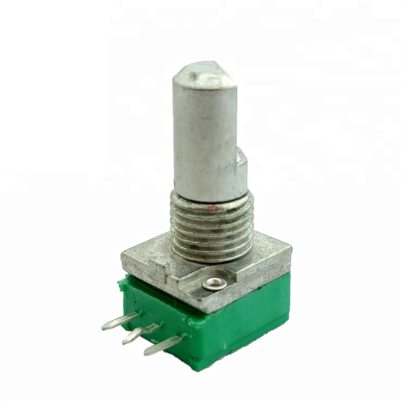 9mm Drehpotentiometer Metallwelle mit Schalter für Audio-Geräte